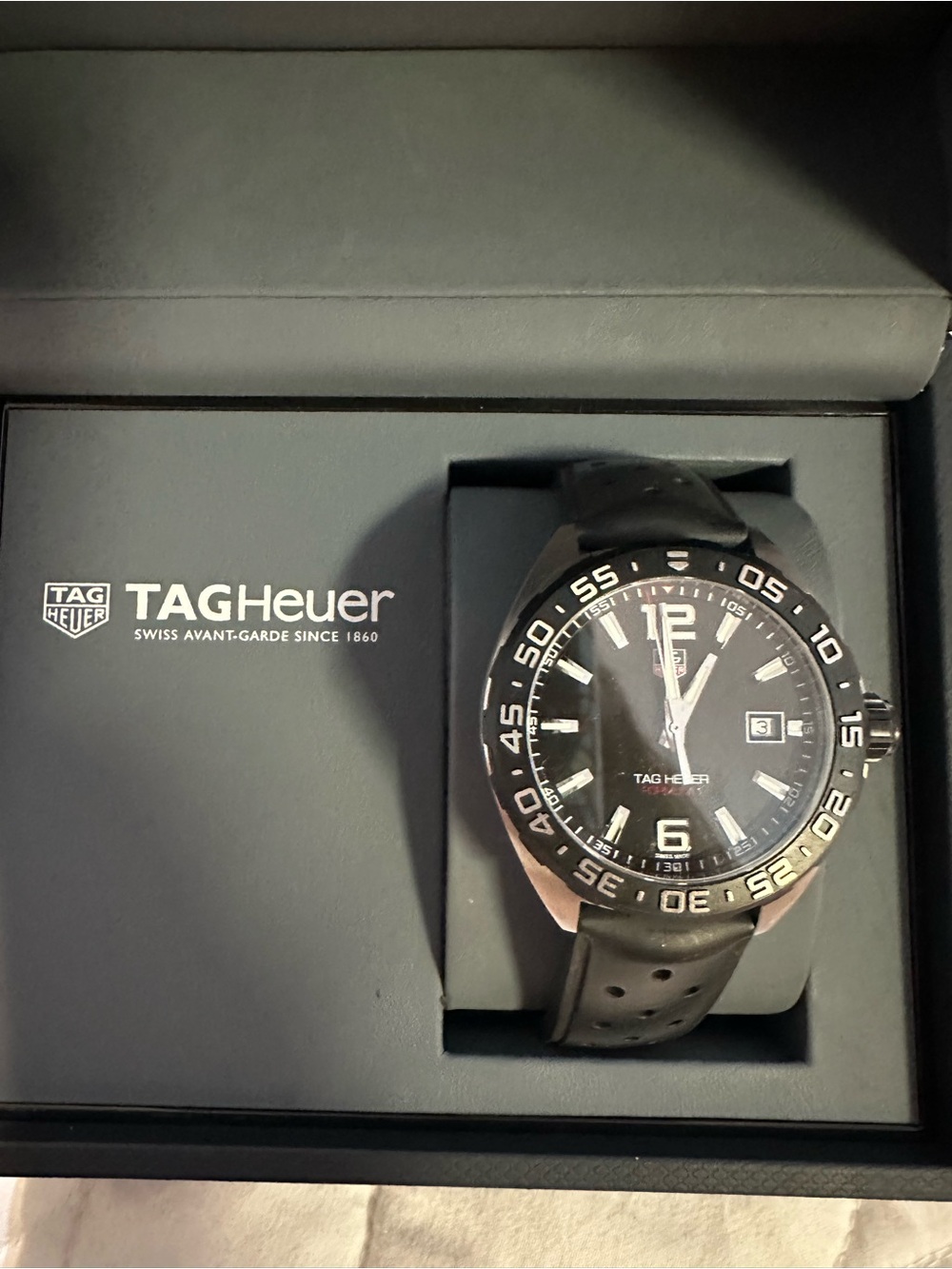 TAG Heuer Formula 1 Black Dial Rubber Strap Swiss Made Watch